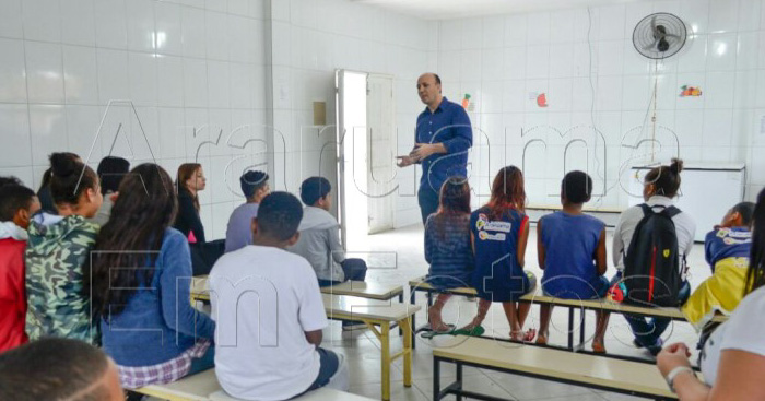 Palestra de Primeiros Socorros para alunos