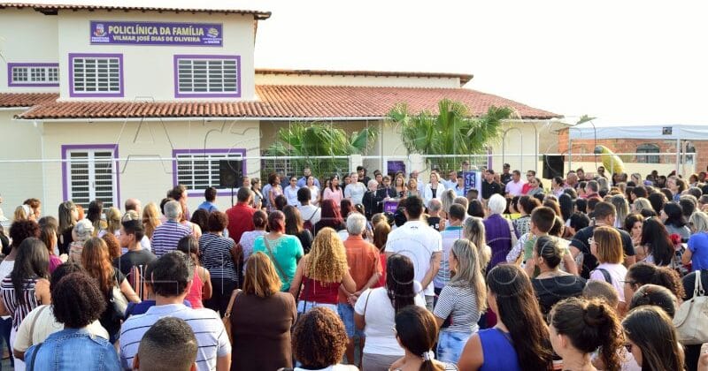 Inauguração da Policlínic do Mataruna, em Araruama.