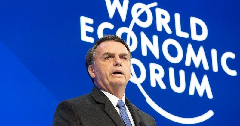 Jair Bolsonaro no Forum Econômico Mundial