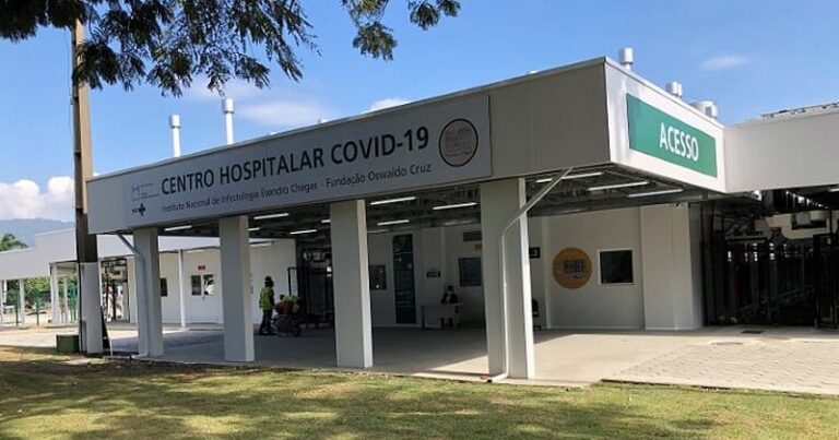 Centro Hospitalar COVID019 / Fiocruz Foto: Leandro Oliveira / Fundação Oswaldo Cruz