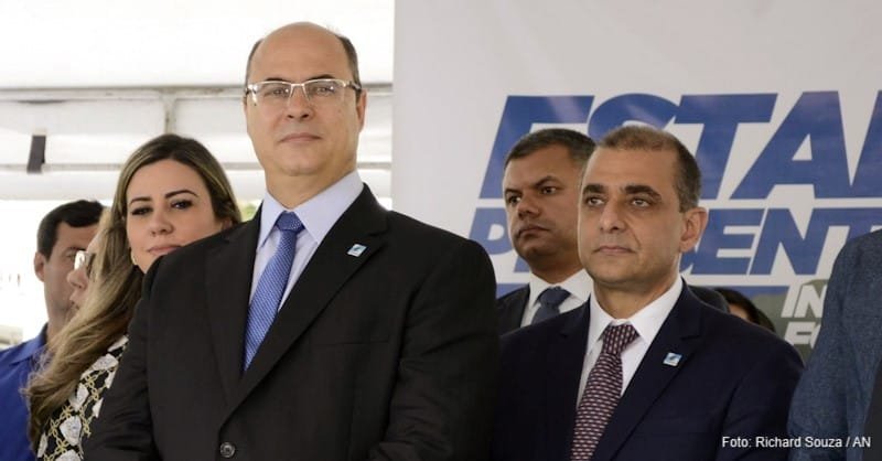 Wilson Witzel e Edmar Santos