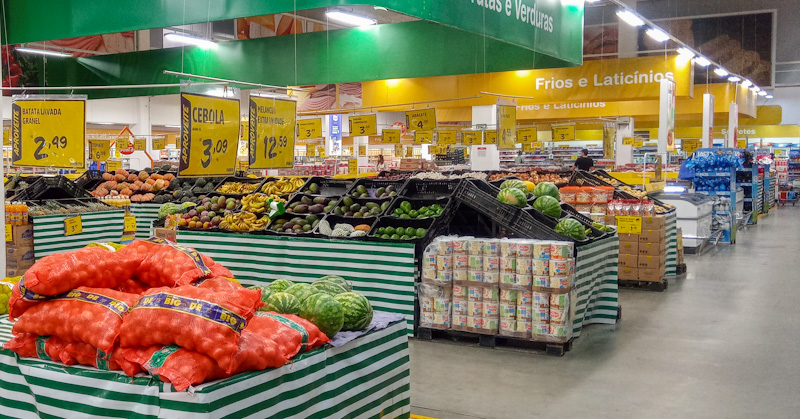 Mercado - Legumes e frutas