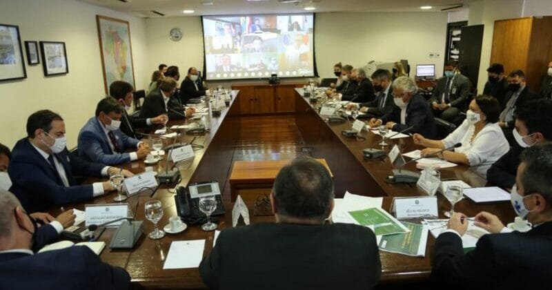 Reunião Pazuello com GovernadoresFoto - Aurélio Pereira - MS