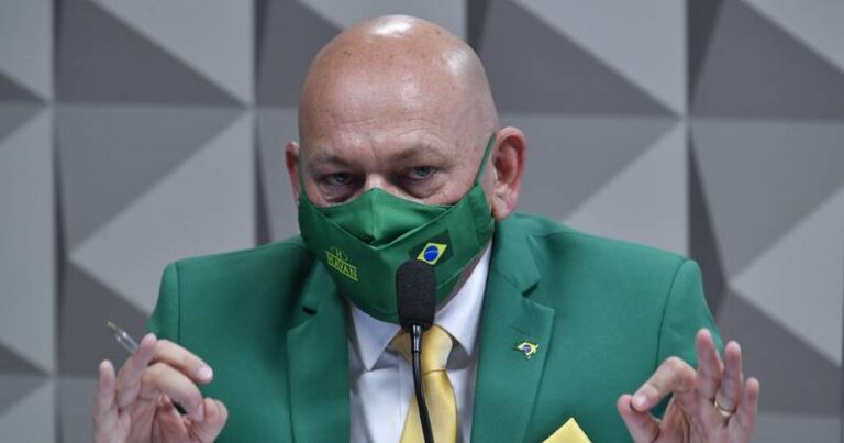 Comissão Parlamentar de Inquérito da Pandemia (CPIPANDEMIA) realiza oitiva de empresário Luciano Hang - Foto de Leopoldo Silva - Agência Senado peq