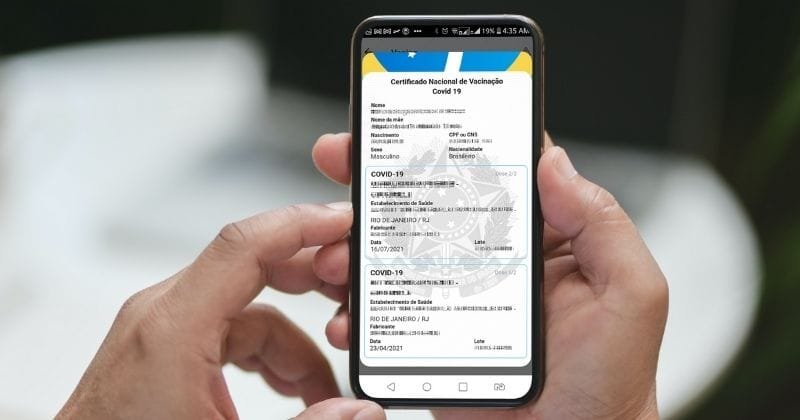 Certificado Nacional de Vacinação contra COVID-19