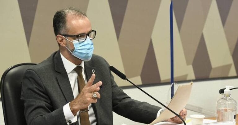 Antonio Barra Torres em pronunciamento - Foto de Jefferson Rudy - Agência Senado