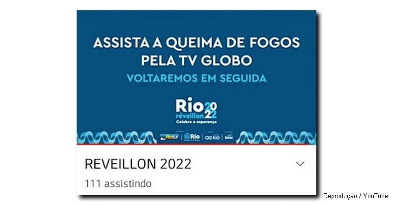 Riotur indica Rede Globo para Fogos