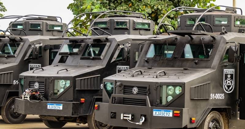novos blindados da PMERJ viaturas de polícia - Foto de CComSoc - SEPM