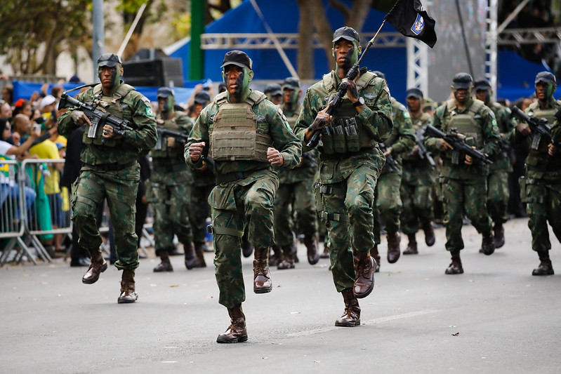 05 (Brasília - DF, 07-09-2022) Fuzileiros Militares da Marinha no Desfile Cívico-Militar por ocasião das Comemorações do Bicentenário da Independência do Brasil - Foto de Alan Santos-PR
