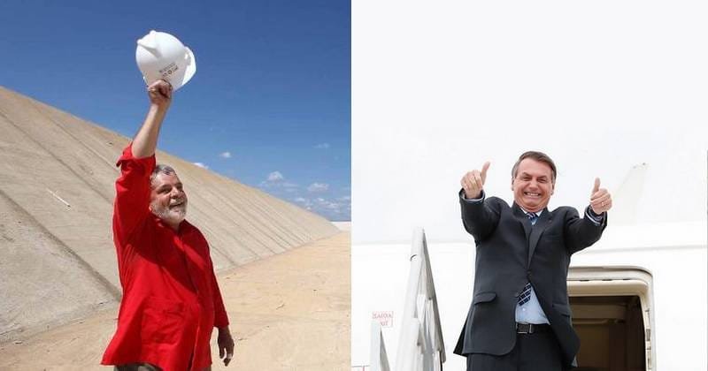 Lula e Bolsonaro - Fotos de Ricardo Stuckert - PR e Alan Santos - PR