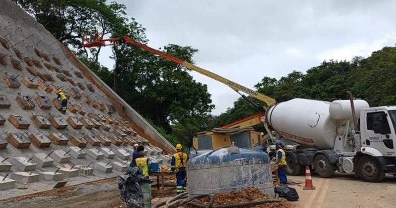 Serra do Mato Grosso será fechada para concretagem de encosta