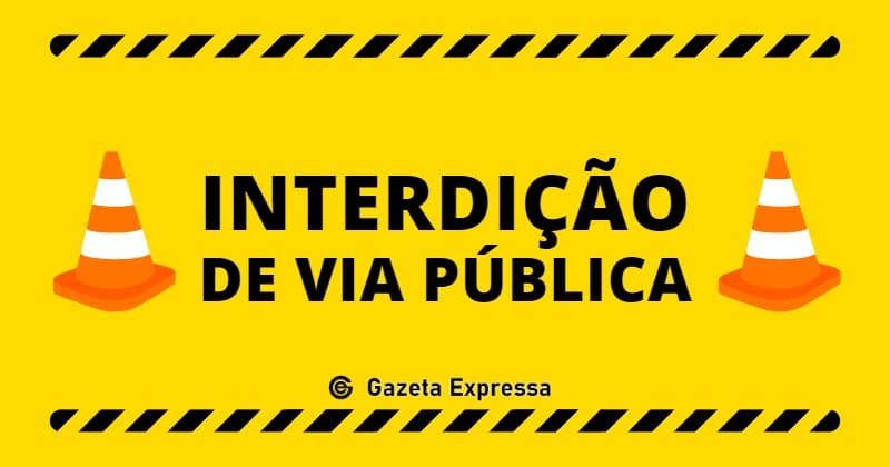 interdição de via
