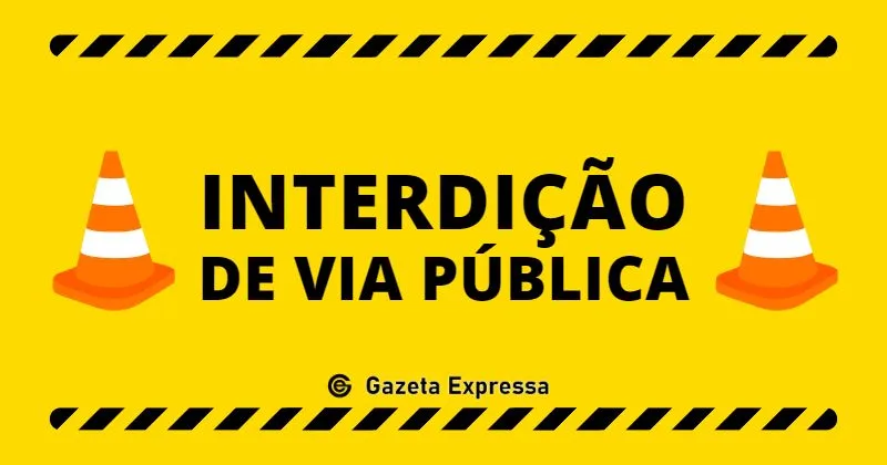 interdição de via
