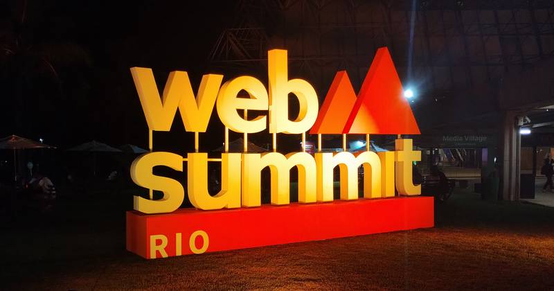 web summit rio 2023 3d noite