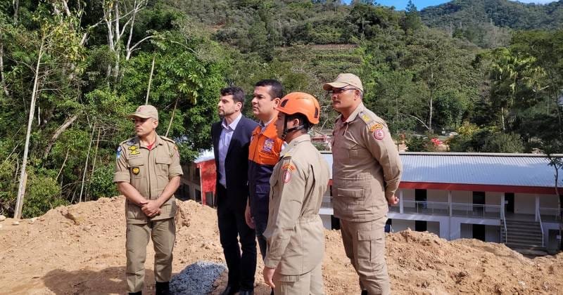 Obras da Nova Academia de Bombeiros em Petrópolis