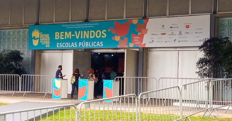 Bienal do Livro Rio entrada escolas públicas