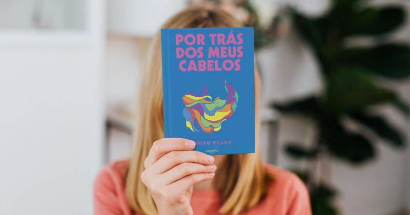 por trás dos meus cabelos