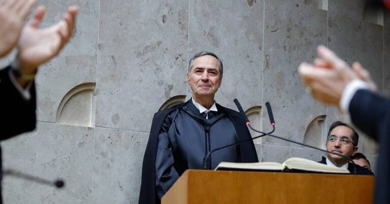 Posse na presidência do ministro Roberto Barroso - Foto de Fellipe Sampaio-SCO-STF