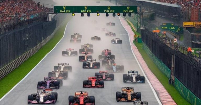 Corrida de Fórmula 1 F1 Ilustração - DALL·E 3