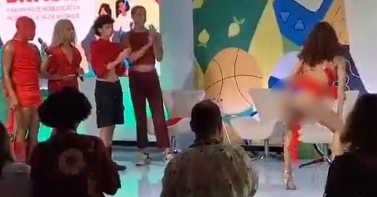 dança no evento I Encontro de Mobilização da Promoção da Saúde no Brasil do ministério da saúde