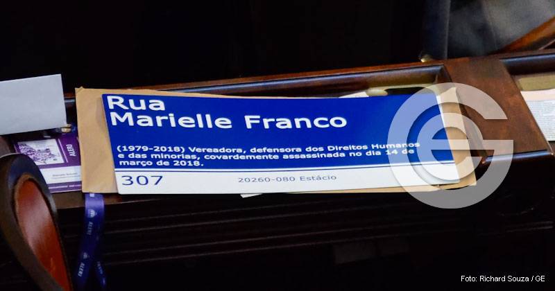 Rua Marielle Franco na Alerj