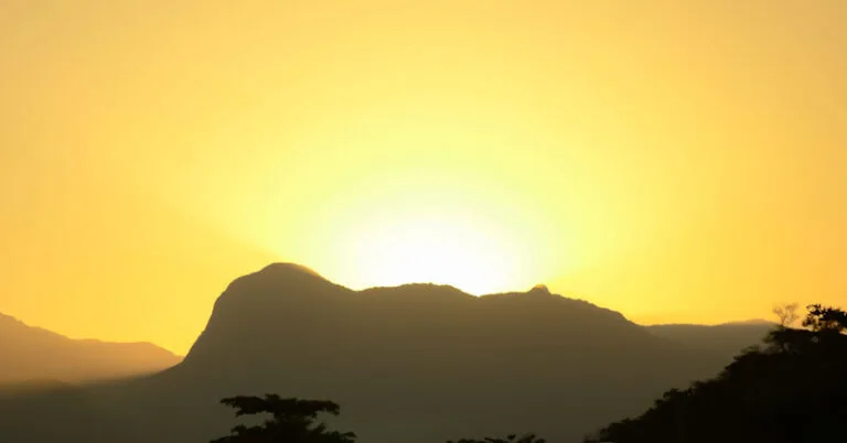 Pôr do Sol - calor