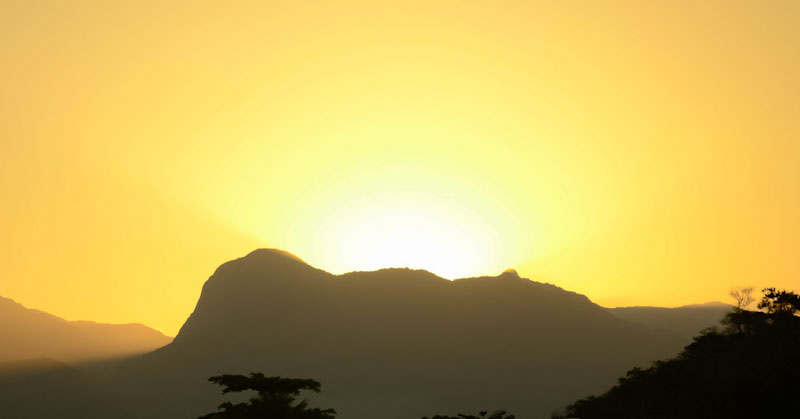 Pôr do Sol - calor