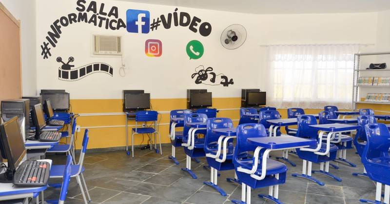 Computadores em sala de aula