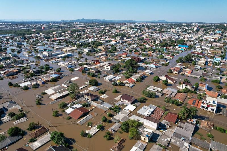 vista aérea do bairro Mathias Velho em Canoas - foto de Gustavo Mansur Palácio Piratini