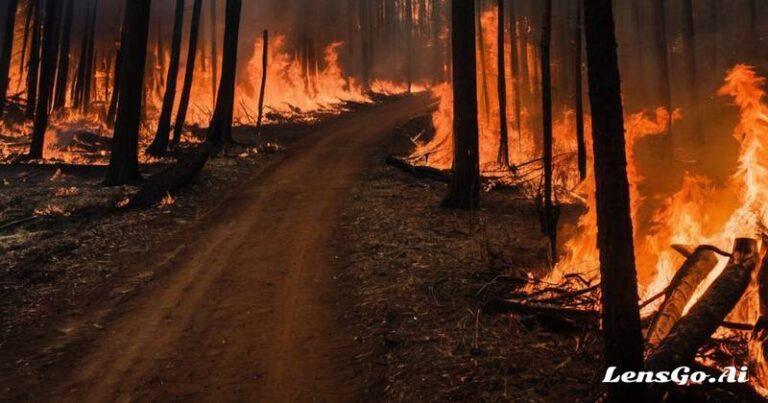 incêndio na mata floresta