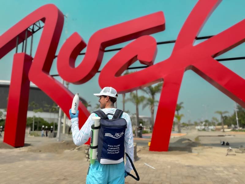 Iguá Rock in Rio 2024 água potável