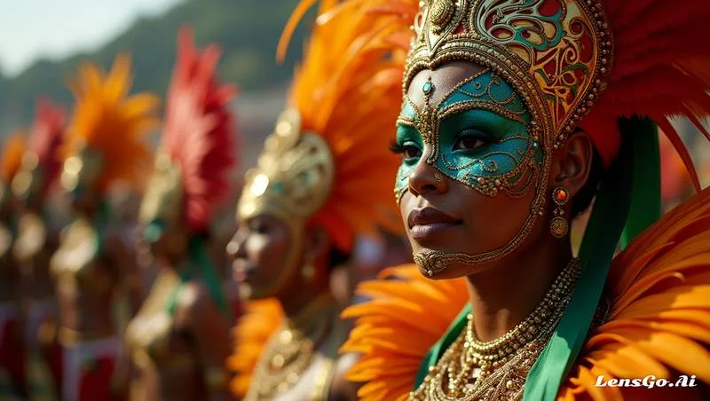 Brazilian carnival carnaval fantasia
