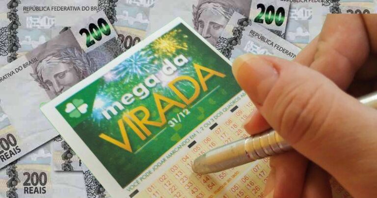 Mega da Virada 2024 com dinheiro ok