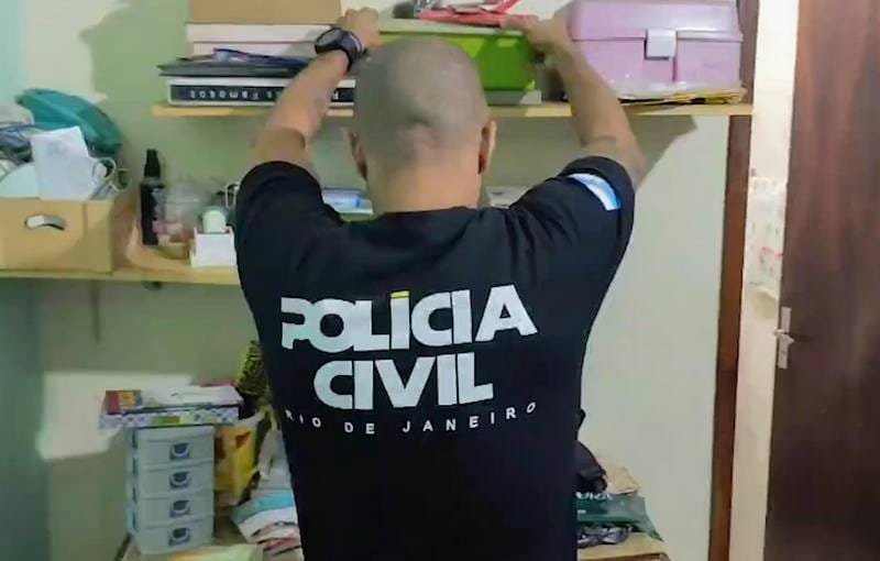 Operação da Polícia Civil Foto Reprodução vídeo PCERJ