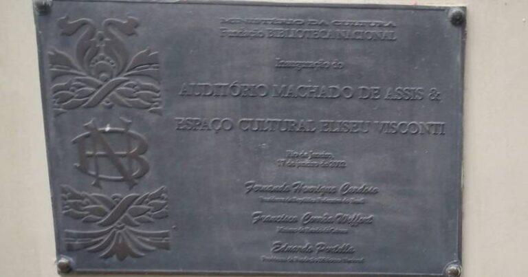 FBN Biblioteca nacional Auditório Machado de Assis Espaço Cultural Eliseu Visconti