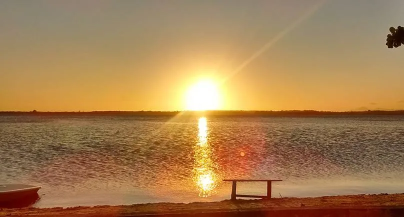 dia de verão - por do sol