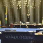 Senado Federal com desfoque