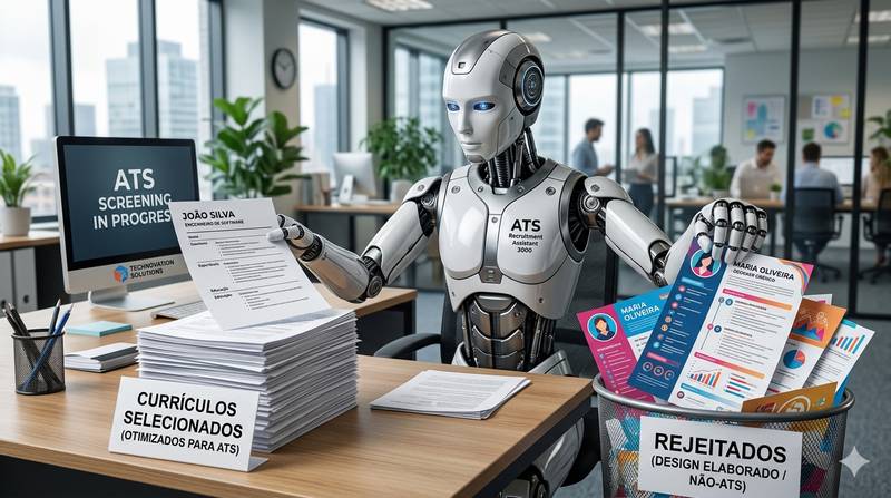 ATS seleção automatizada de currículos
